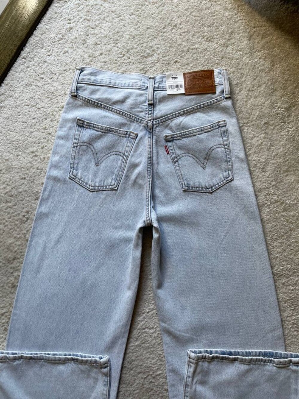 NWT Levi’s Premium Ribcage Wide Leg High Rise Women’s Jeans Size 26/32 - Picture 12 of 13